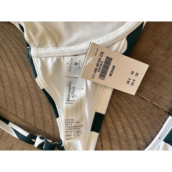 NWT Abercrombie & Fitch 2-Piece Bikini Top & Bottoms Curve Love Women’s Medium - Picture 5 of 15